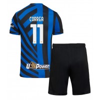 Inter Milan Joaquin Correa #11 Hemmatröja Barn 2024-25 Kortärmad (+ Korta byxor)